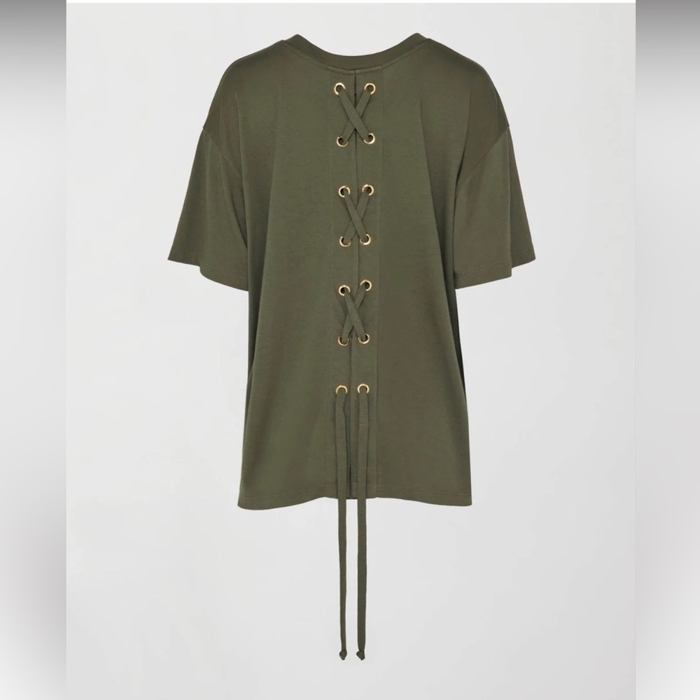 CARBON38
LACE UP TUNIC - BACK  Women Top